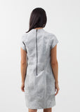 Polygon Leather Dress